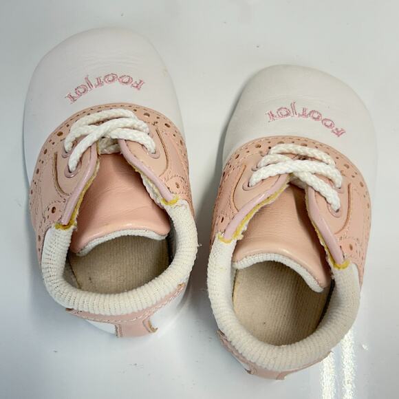 2 pair Baby Girl Vacation Shoes Size 2 DISNEY Pooh & FOOTJOY Saddle Golf Pink - Picture 10 of 13